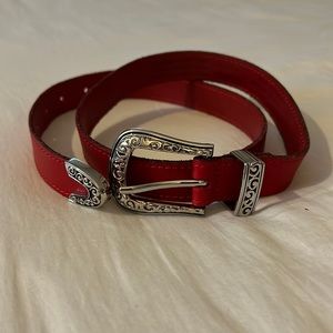 Red western-style belt from Urban Outfitters